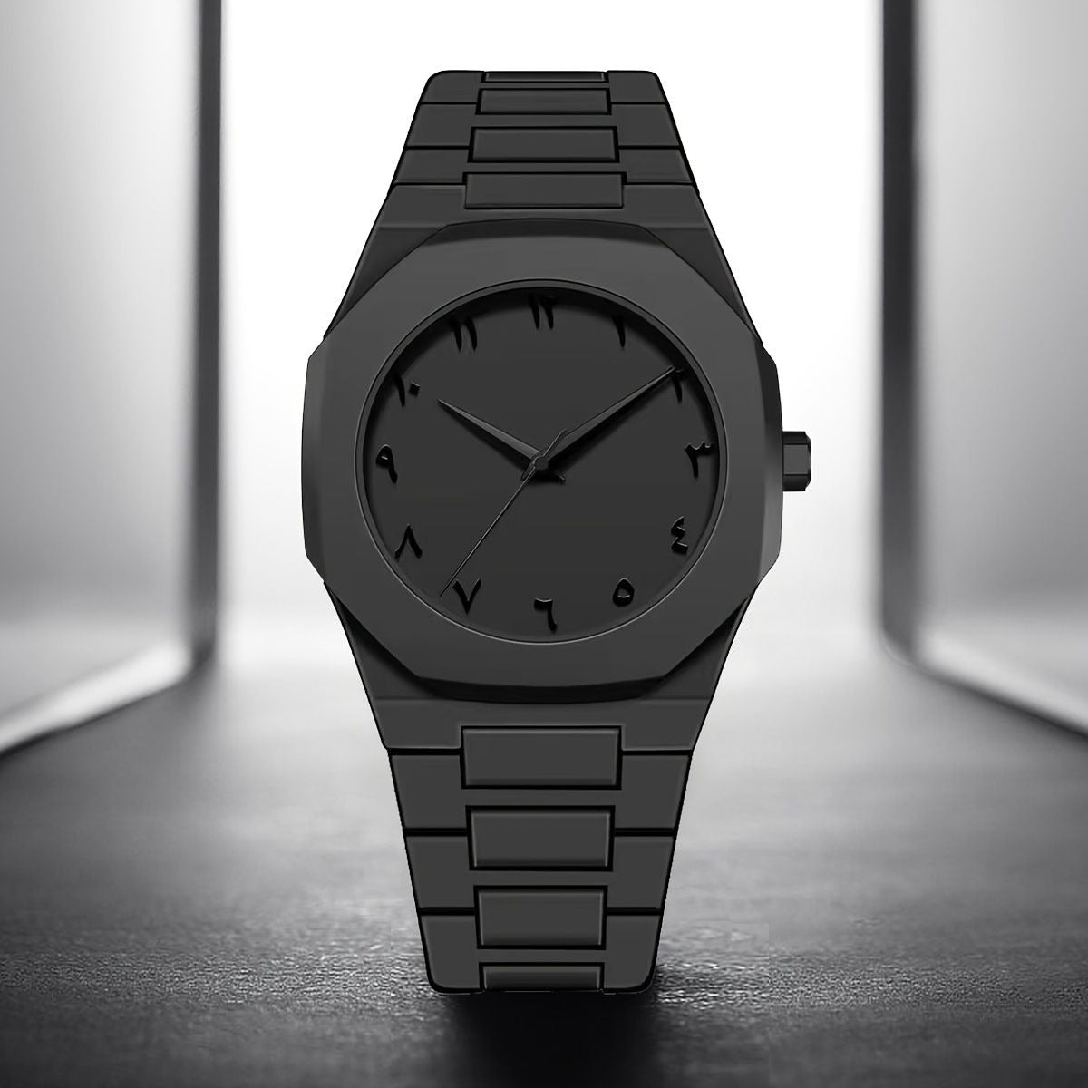 Full BLACK AURA Quartz Watch